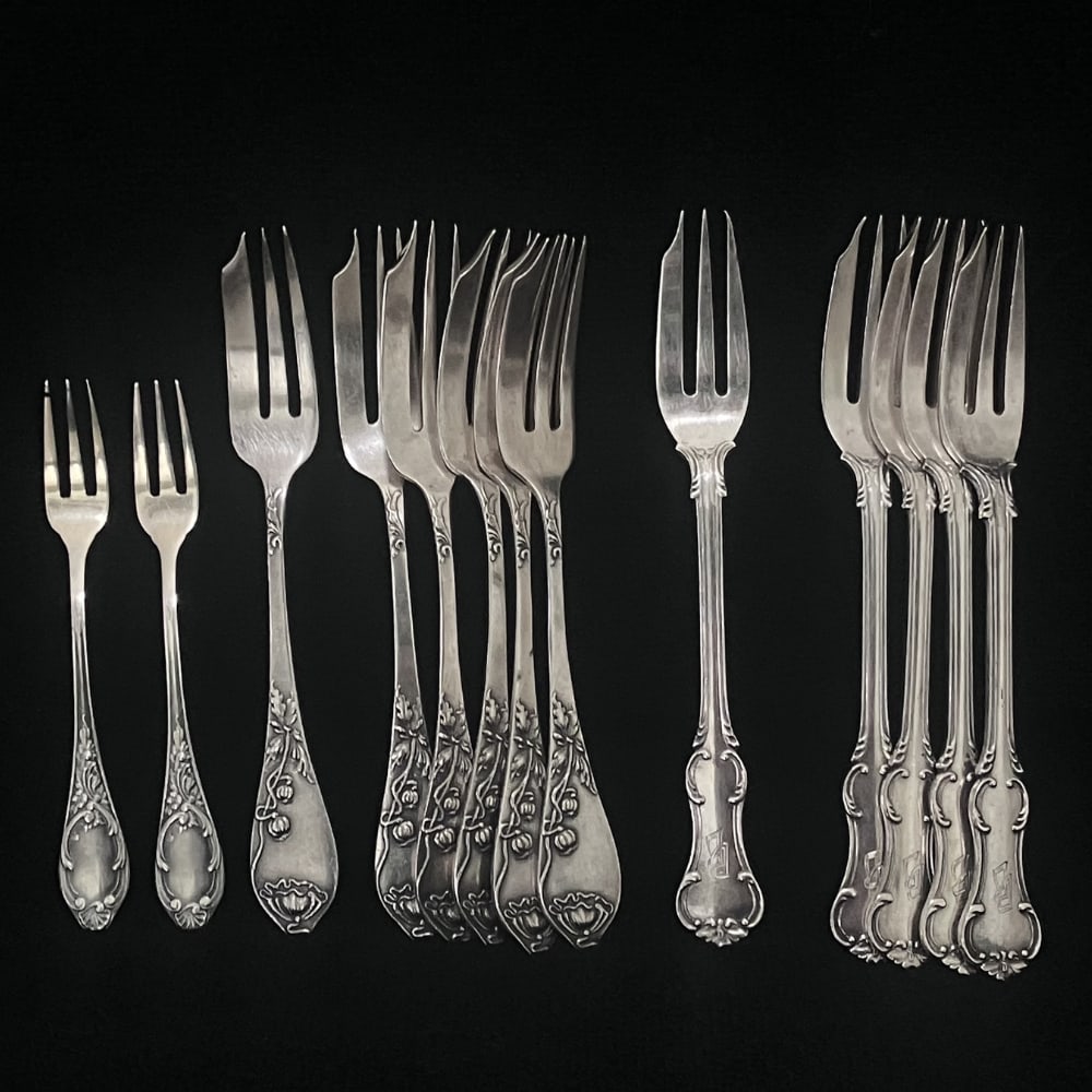 Vintage Russian Silverware - 6