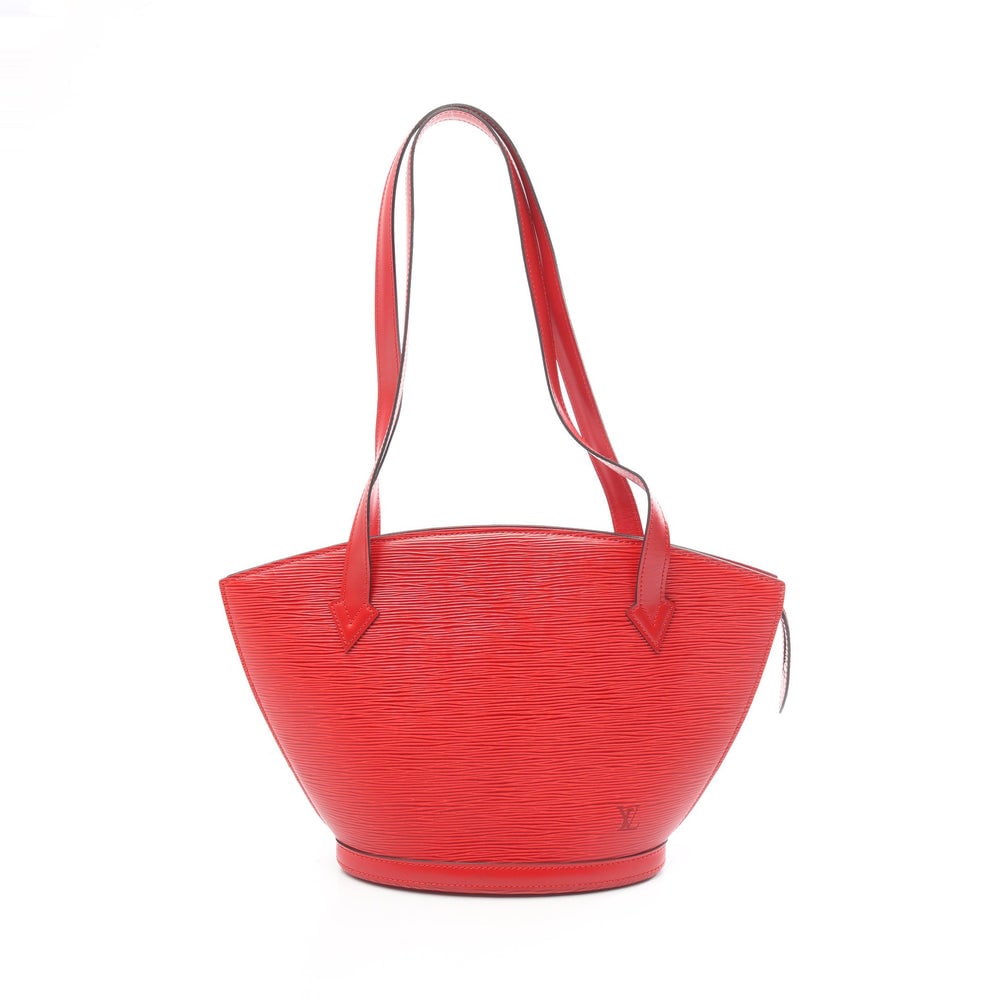 Louis Vuitton Saint-Jacques Red: Red Epi leather shoulder bag. Model M52337. 23 x 24 x 10 cm.