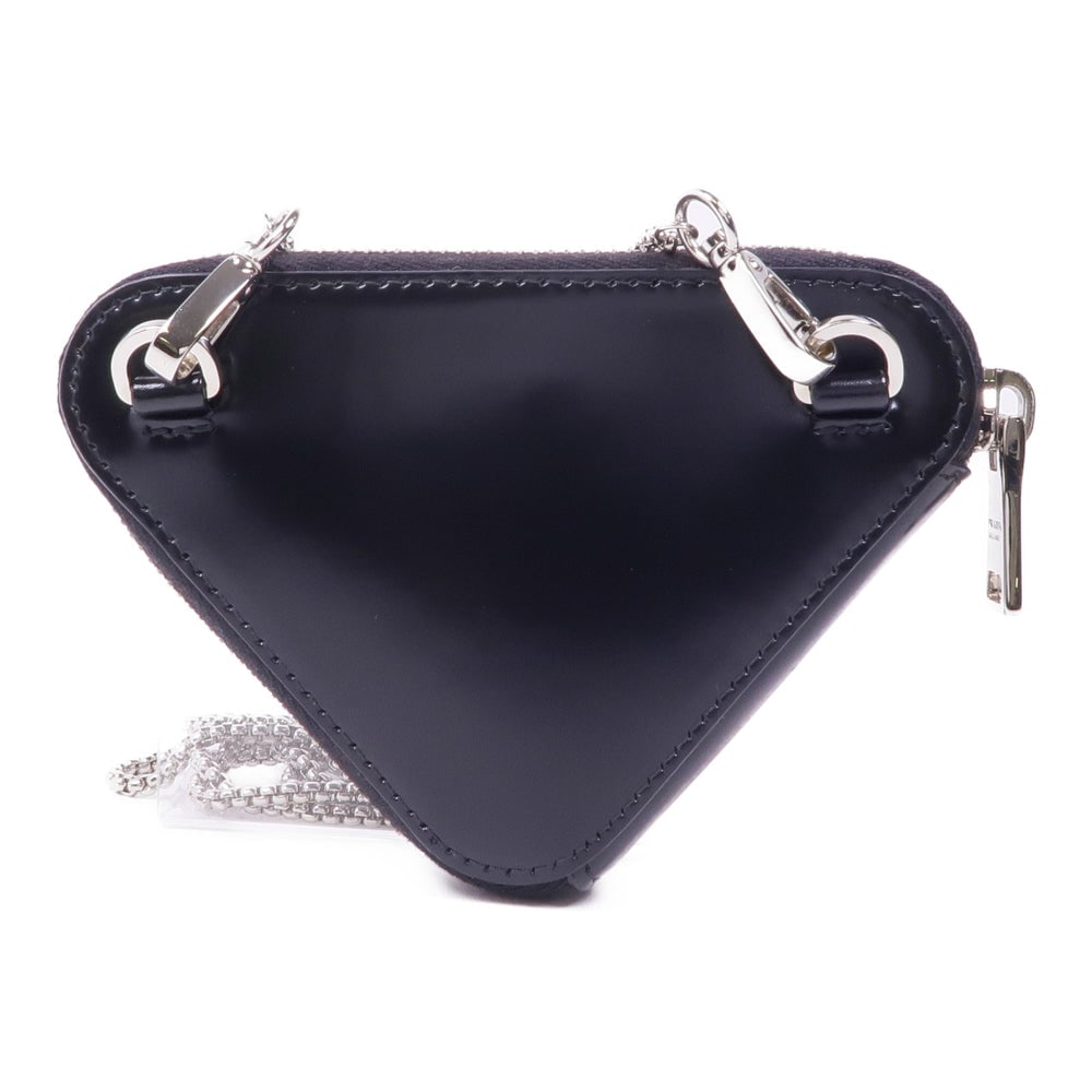 Prada Triangle Mini Pouch Black - 2