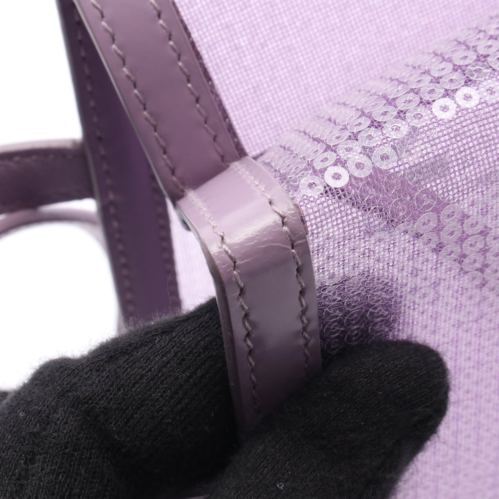 Prada Sequin Tote Light Purple - 7