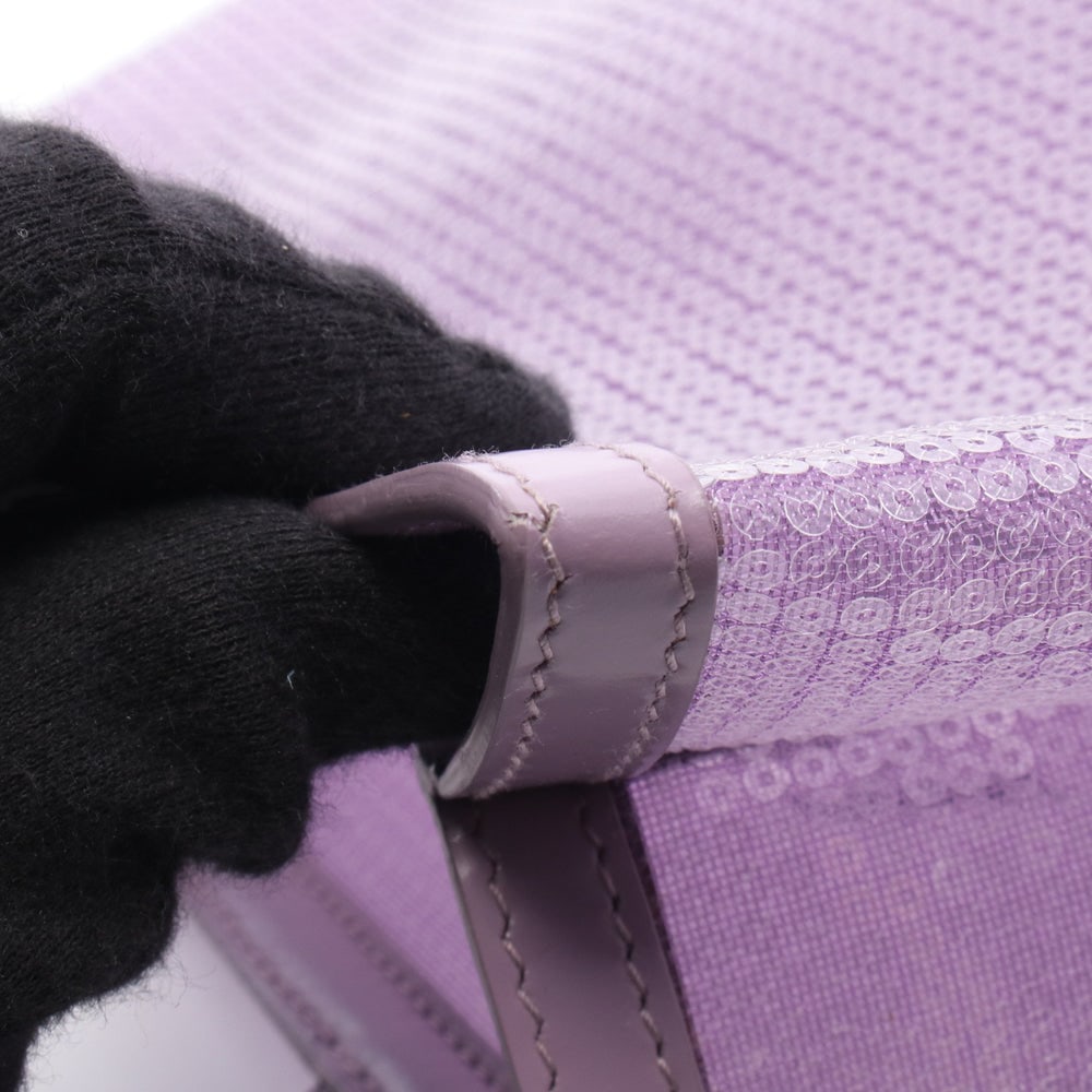 Prada Sequin Tote Light Purple - 8