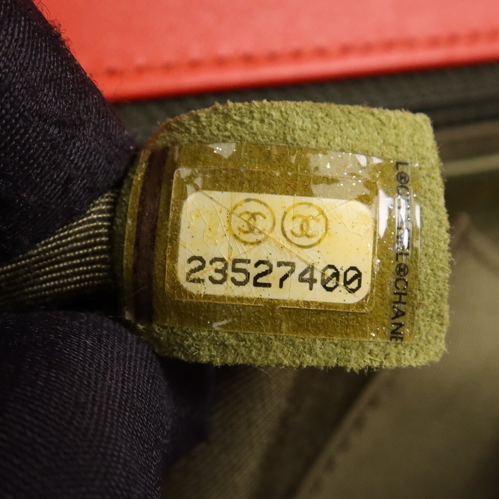 Chanel Boy 28 Chain Orange - 16