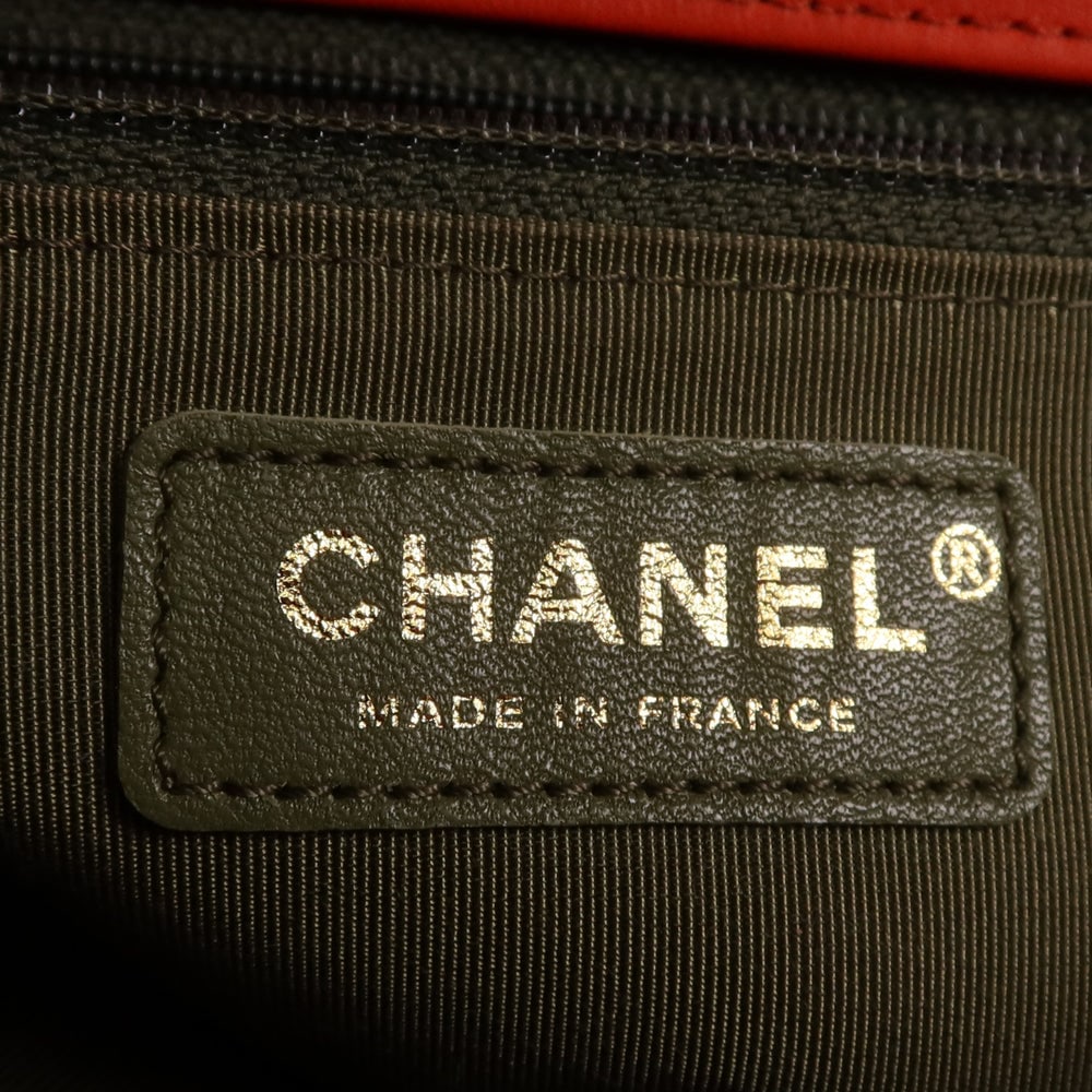 Chanel Boy 28 Chain Orange - 8