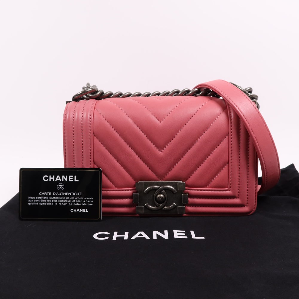 Chanel Boy 20 Chain Pink - 9