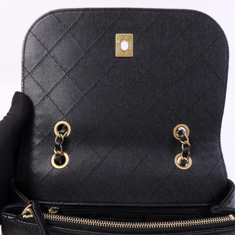 Chanel Chain Shoulder Bag Black - 17