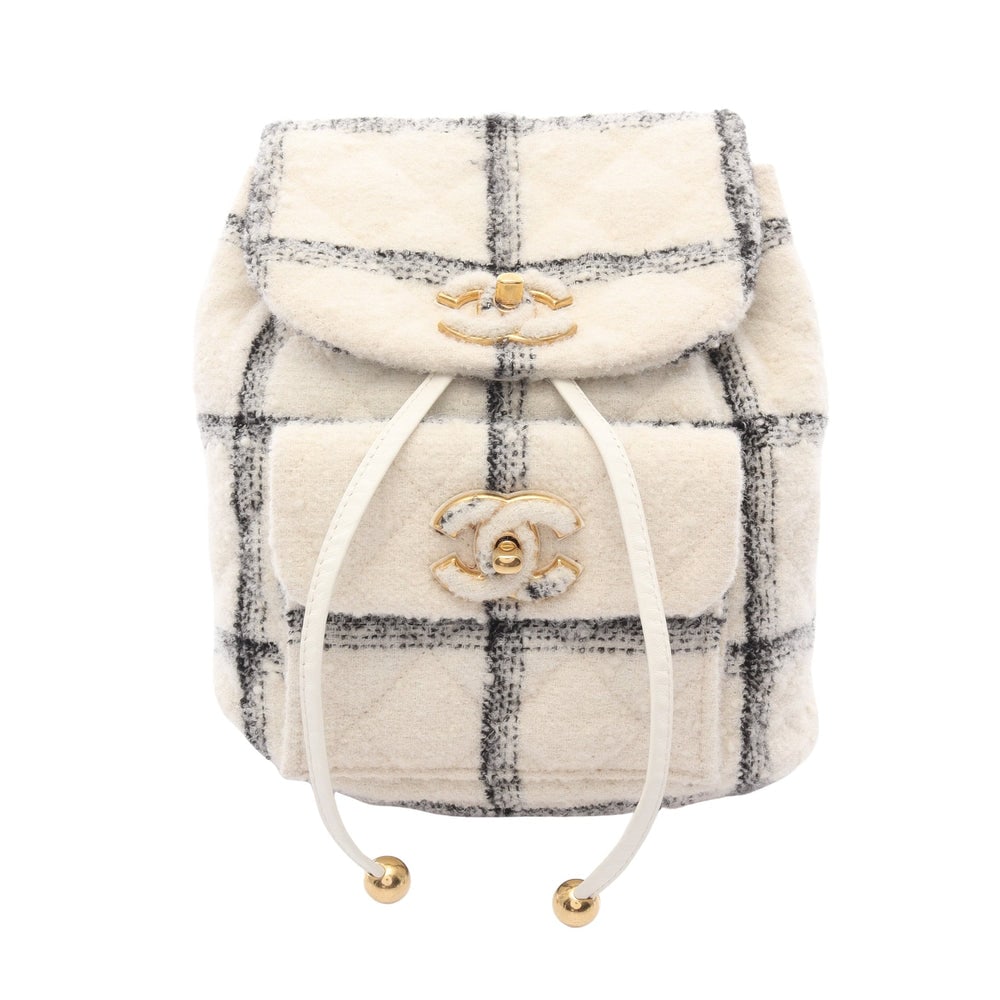 Chanel Coco Mark Backpack Tweed