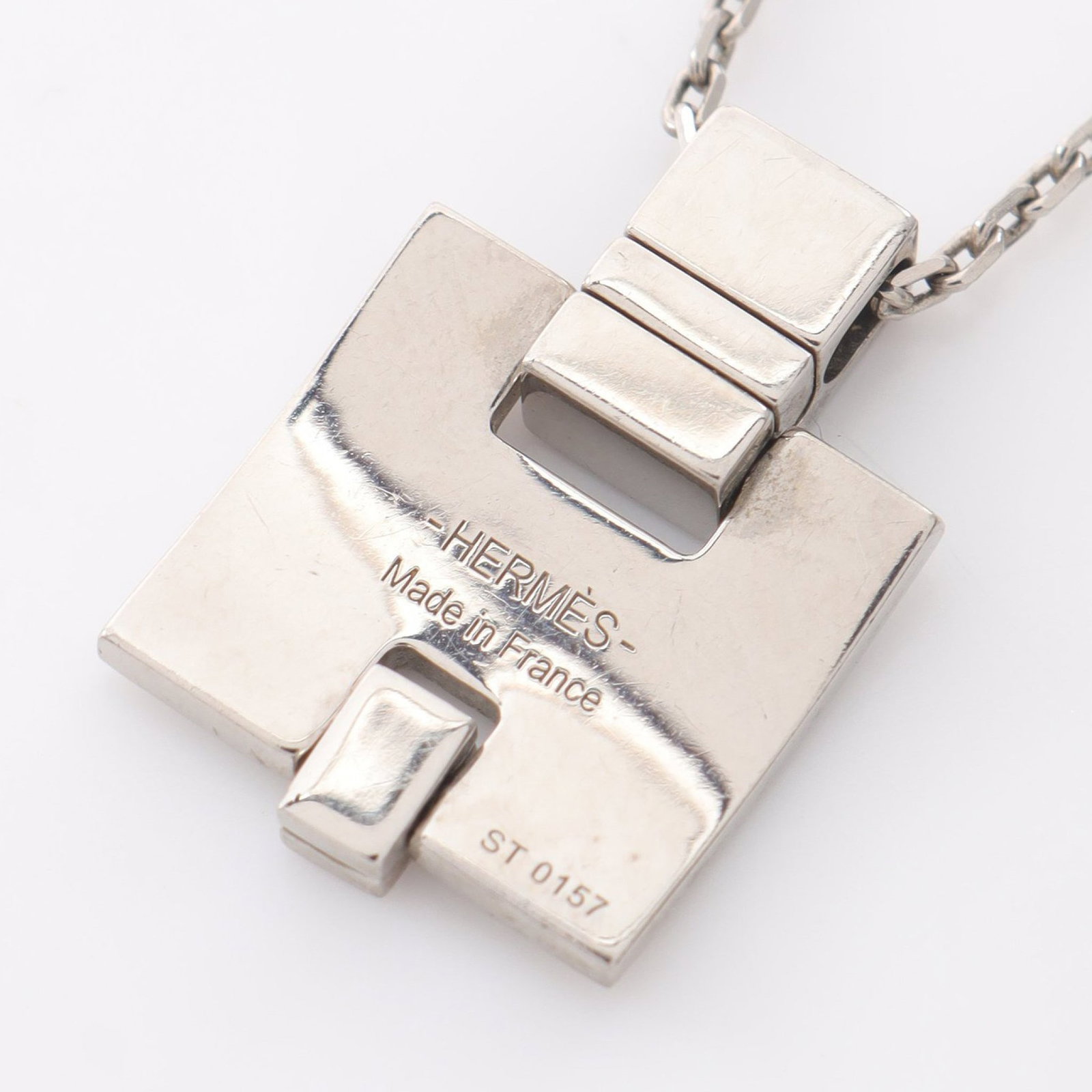 Hermes Eileen Necklace Silver - 2