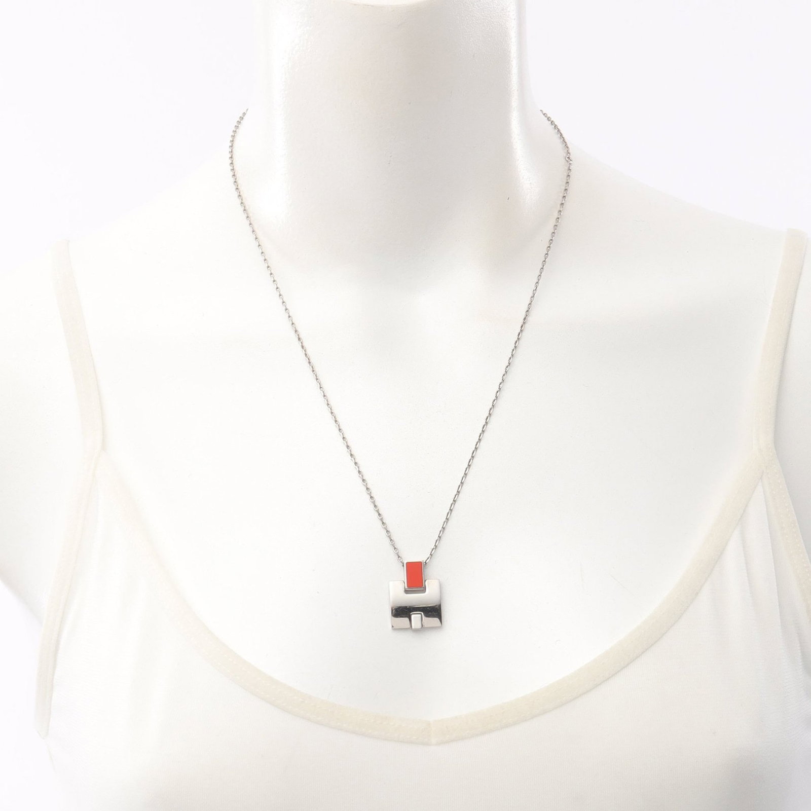 Hermes Eileen Necklace Silver - 6