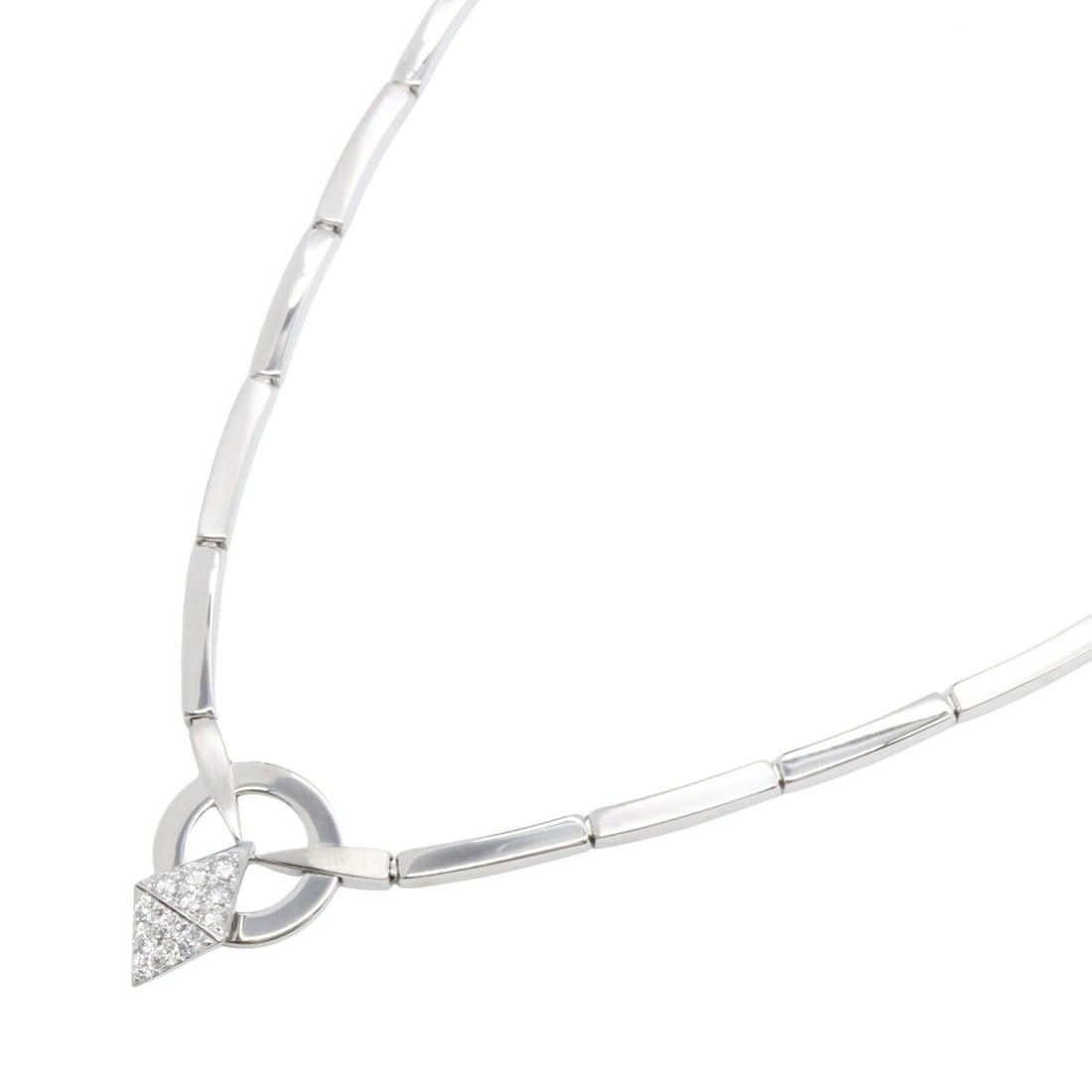 Jeunet Diamond Necklace WG: Diamond necklace in K18 white gold.