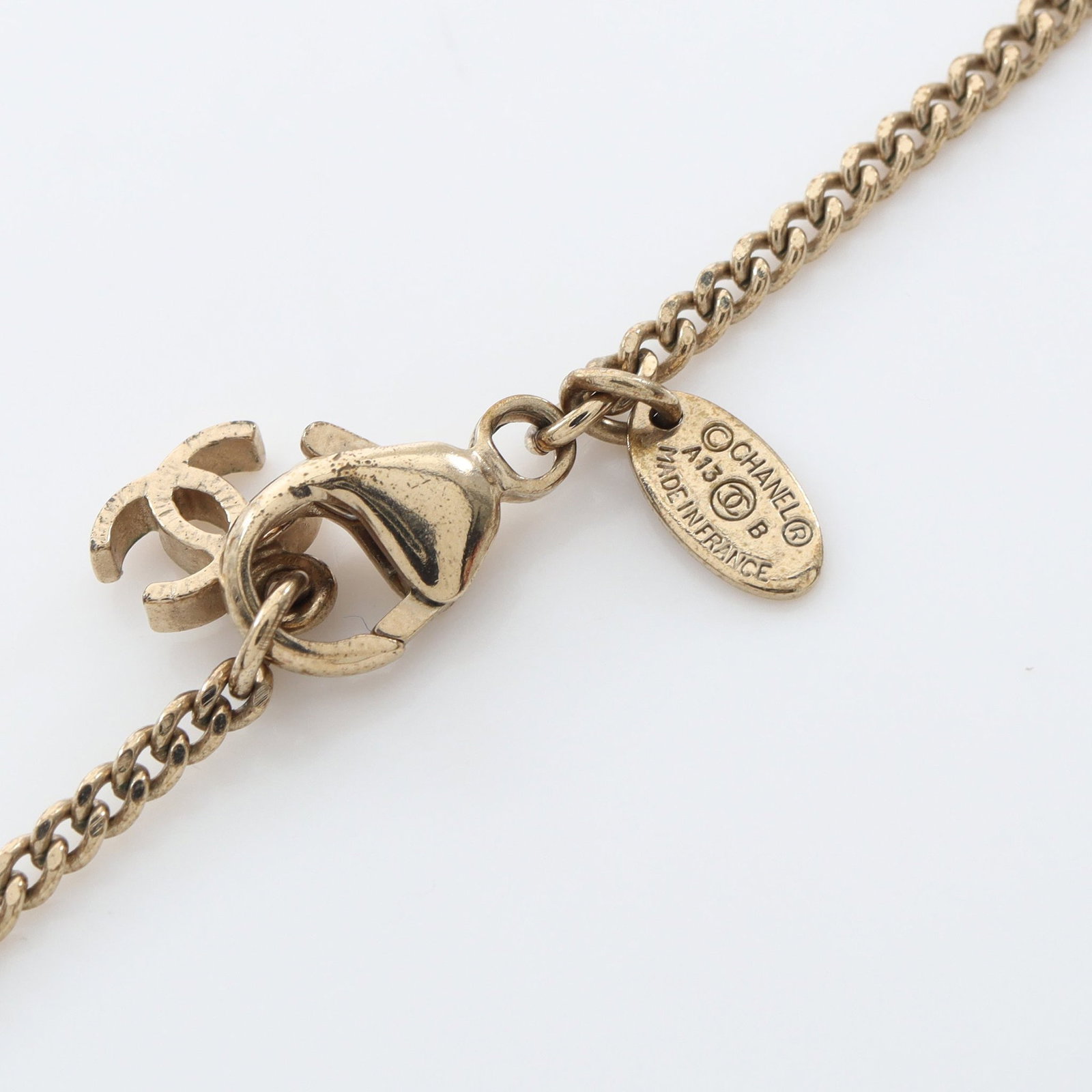 Chanel Coco Mark GP Gold Necklace - 4