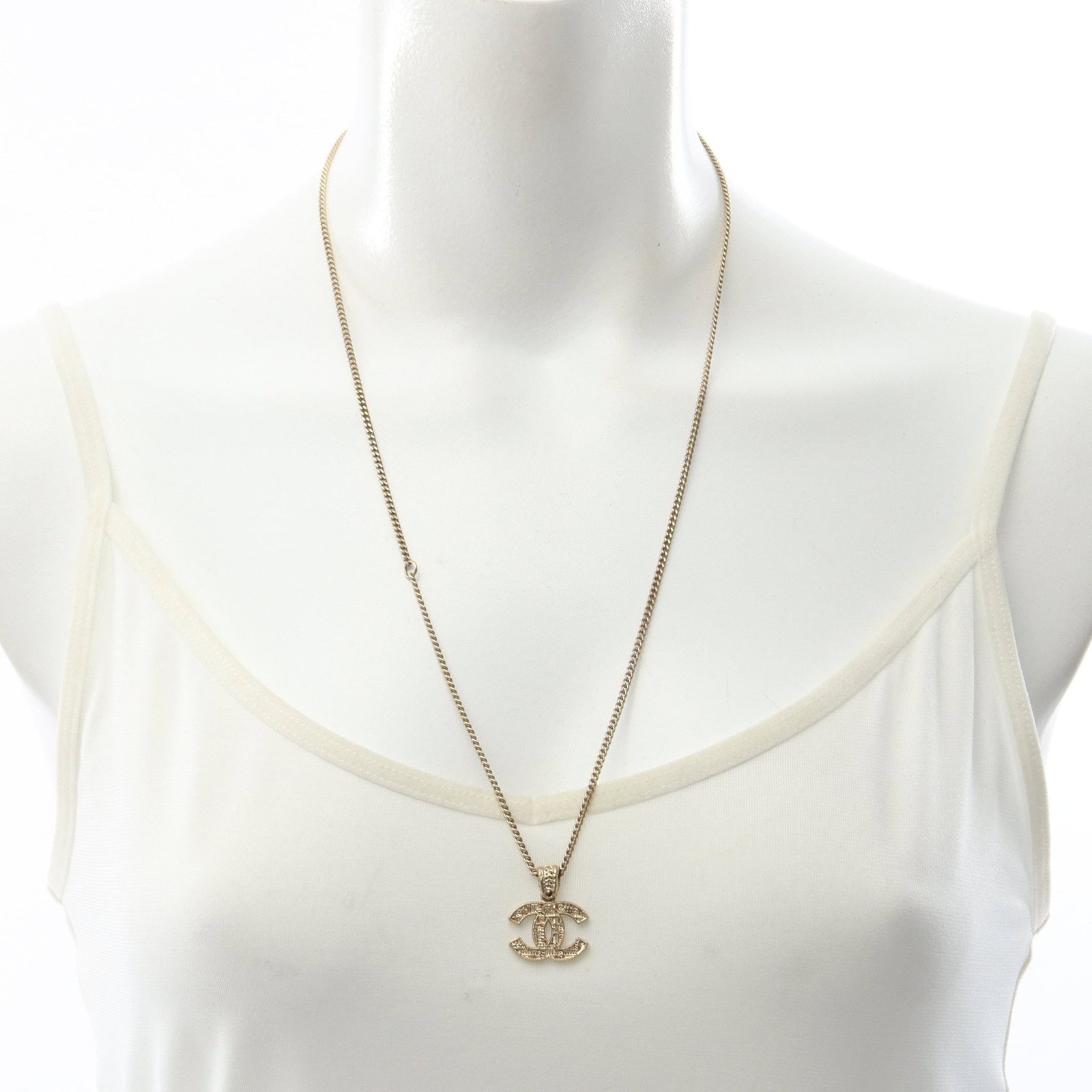 Chanel Coco Mark GP Gold Necklace - 5