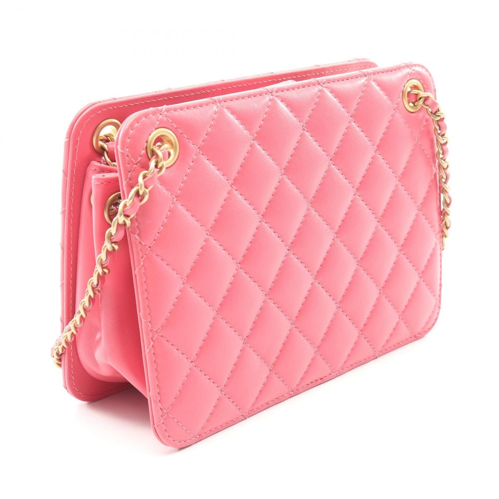 Chanel Coco Mark Chain Bag Pink - 2