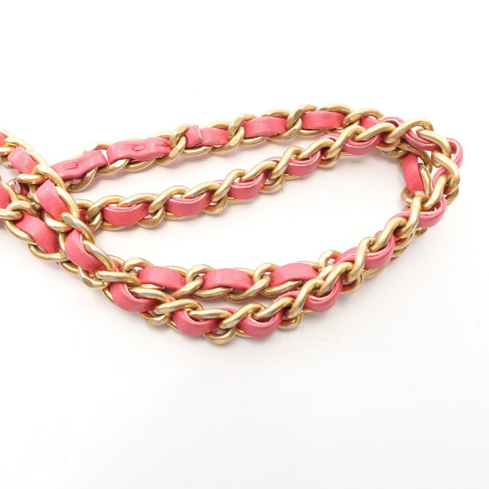 Chanel Coco Mark Chain Bag Pink - 8