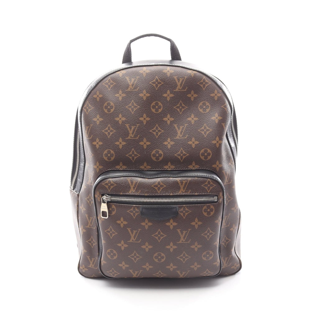 Louis Vuitton Josh Backpack: Brown and black monogram macassar backpack.