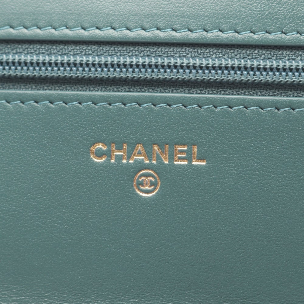 Chanel Chain Wallet Green - 4