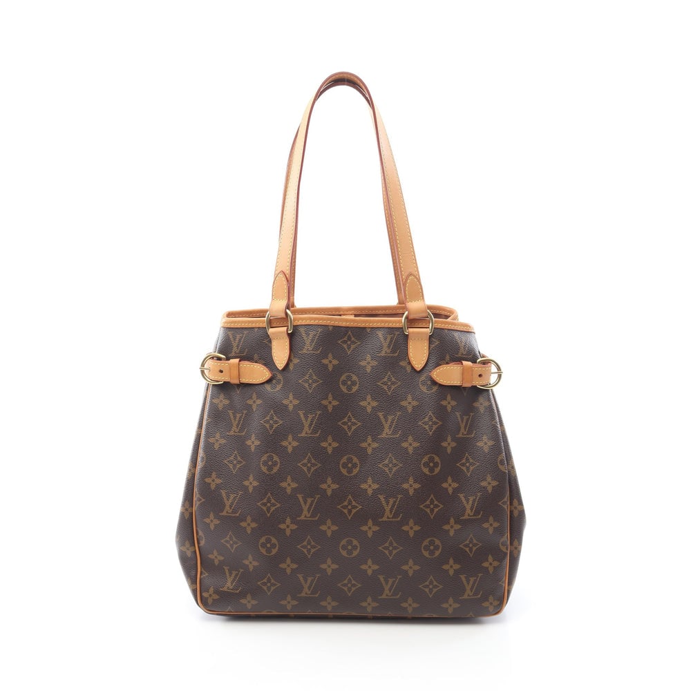 Louis Vuitton Batignolles Vertical: Batignolles Vertical tote in brown Monogram canvas. Size 30 x 29 x 13 cm.