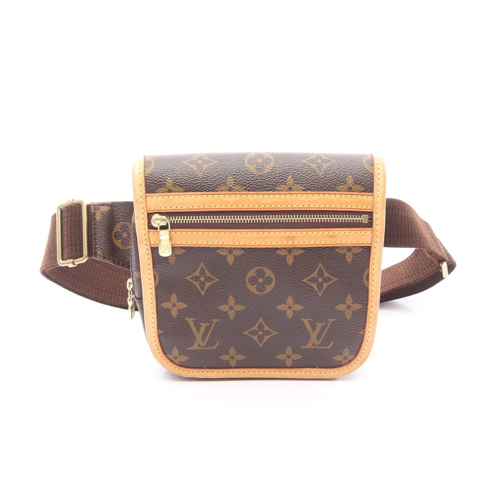 Louis Vuitton Bosphore Bum Bag: Bum Bag Bosphore body waist bag in brown Monogram canvas. Size 15 x 16 x 3.5 cm.