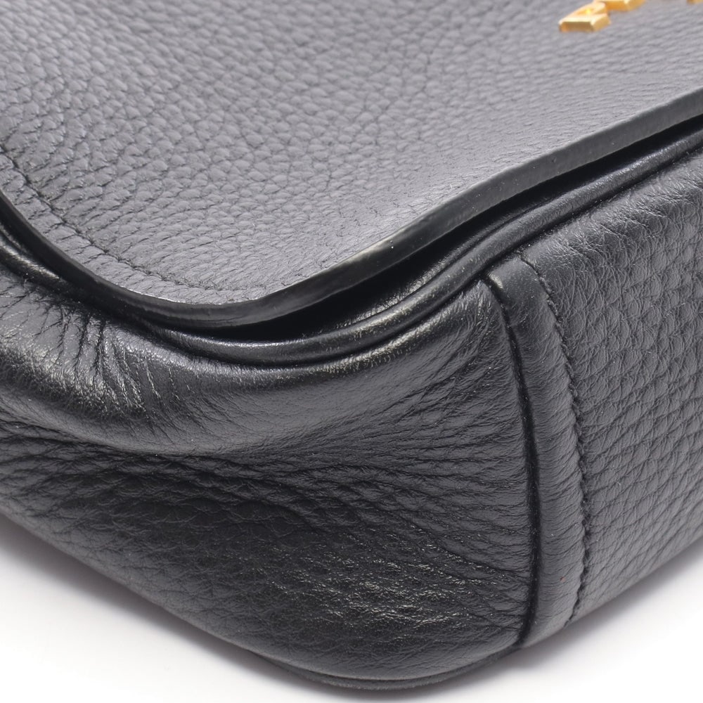 Prada Vitello Phenix Shoulder Black - 7