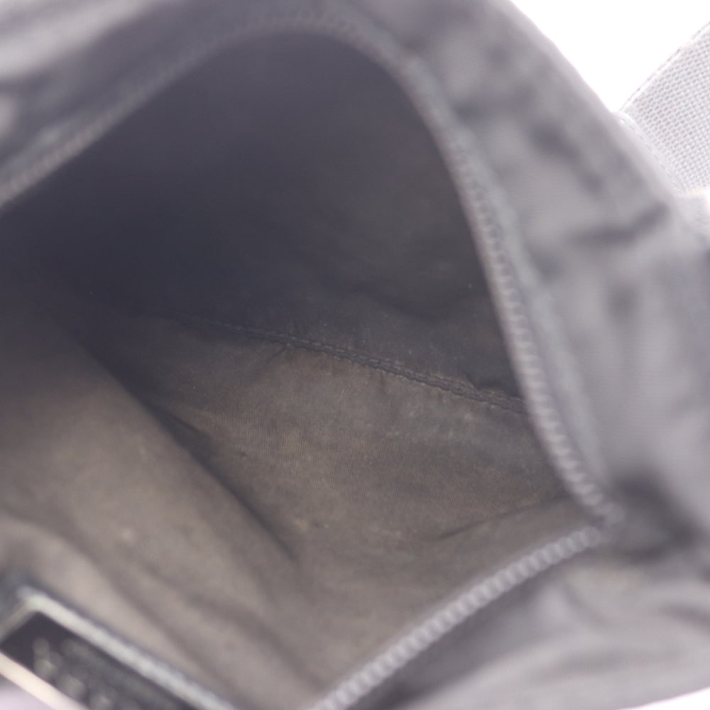 Prada Nylon Leather Shoulder Black - 7