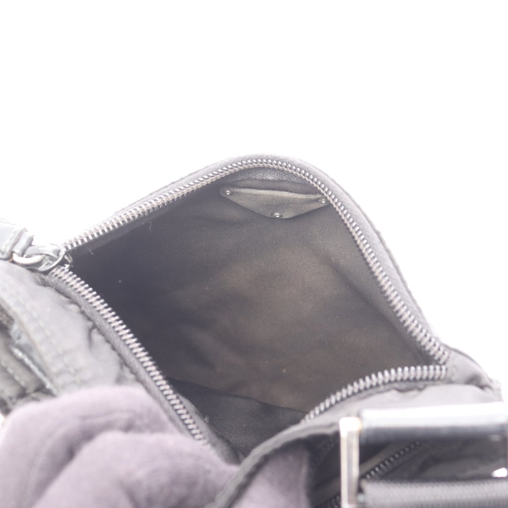 Prada Nylon Leather Shoulder Black - 8
