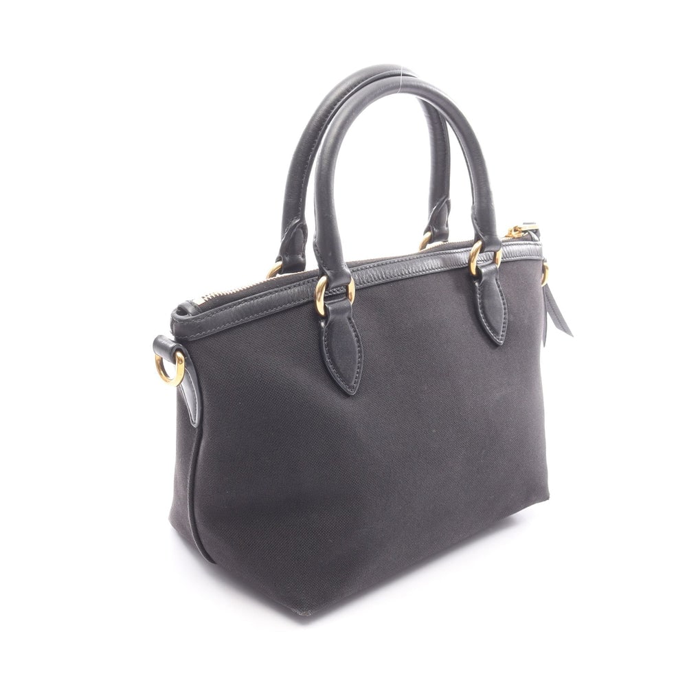 Prada Canvas Handbag Black - 2