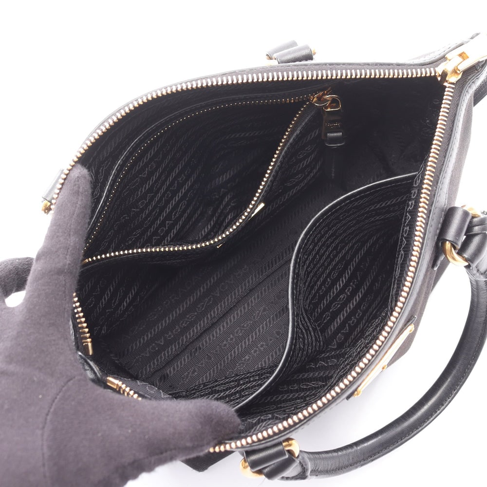 Prada Canvas Handbag Black - 3