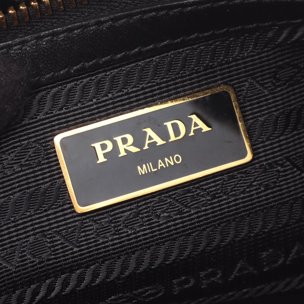 Prada Canvas Handbag Black - 4