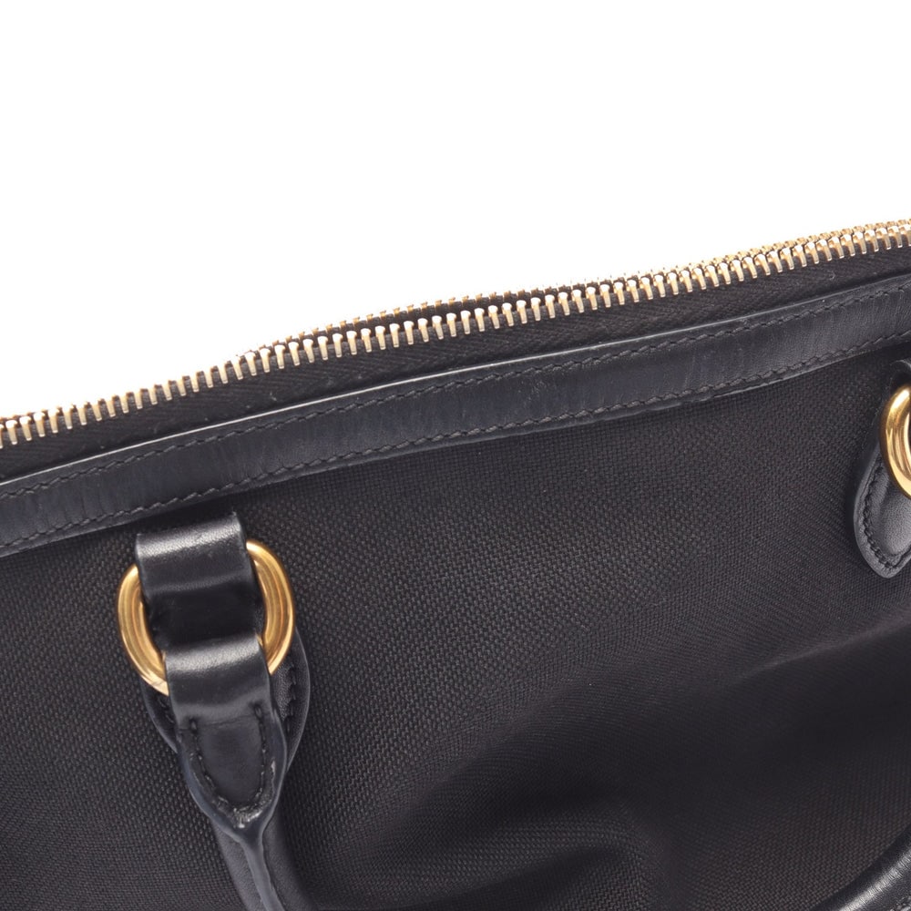 Prada Canvas Handbag Black - 6