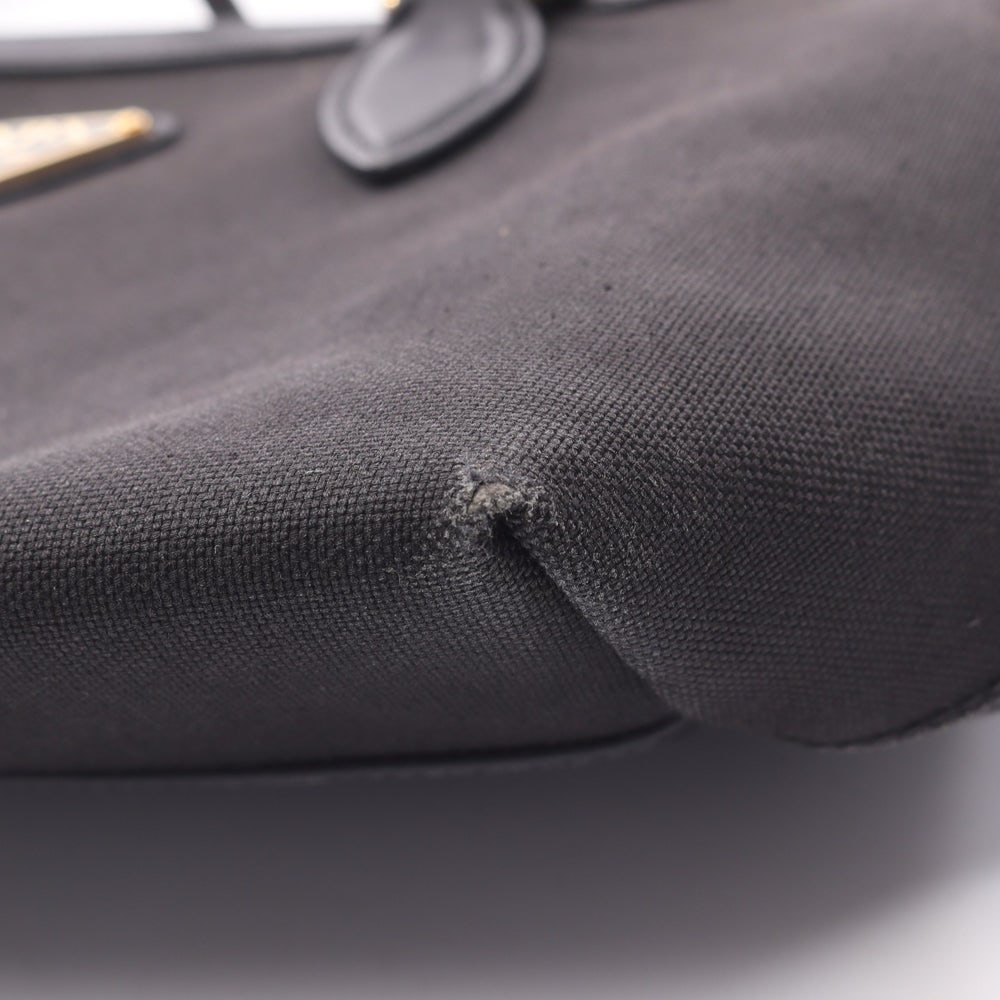 Prada Canvas Handbag Black - 9