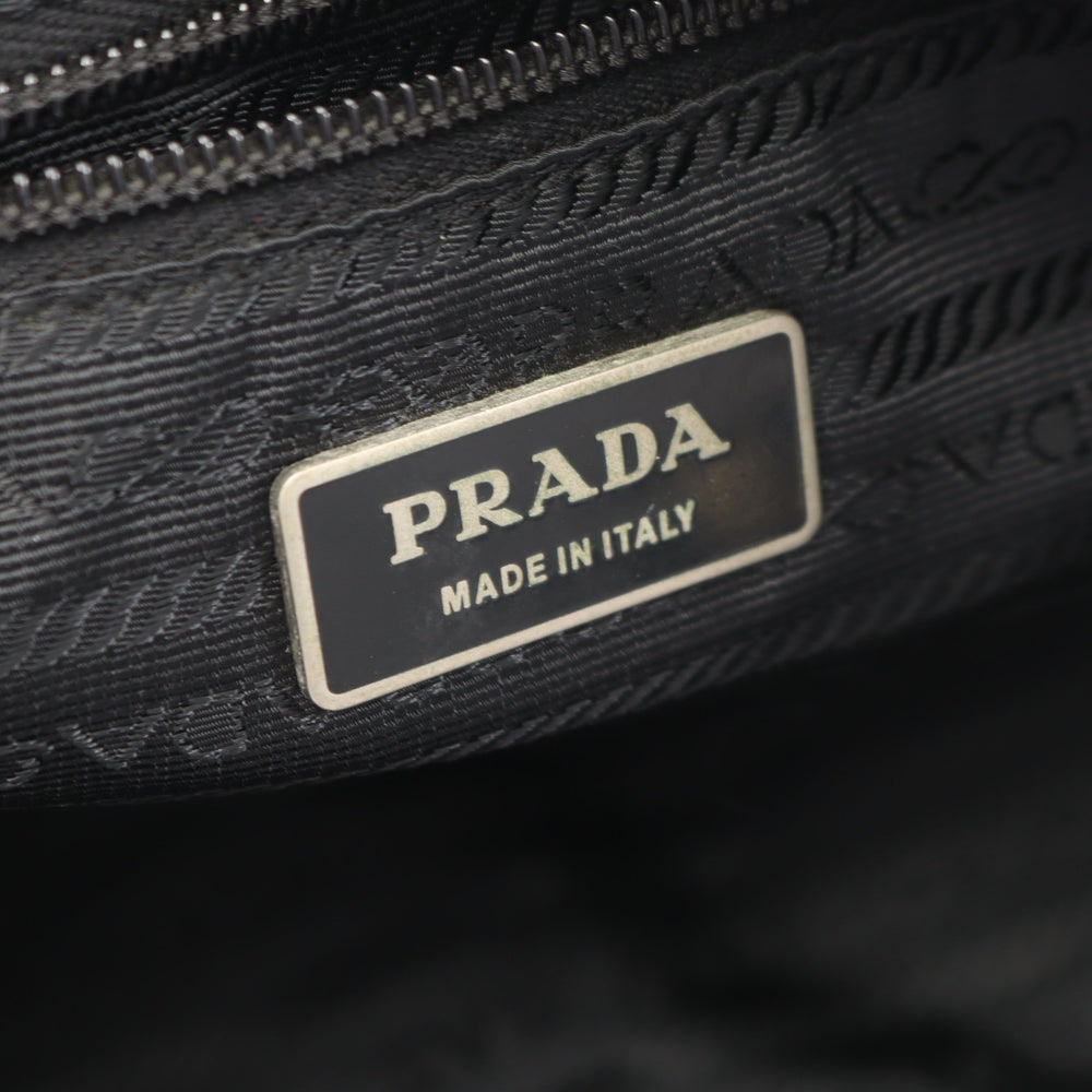 Prada Triangle Logo Shoulder Black - 4