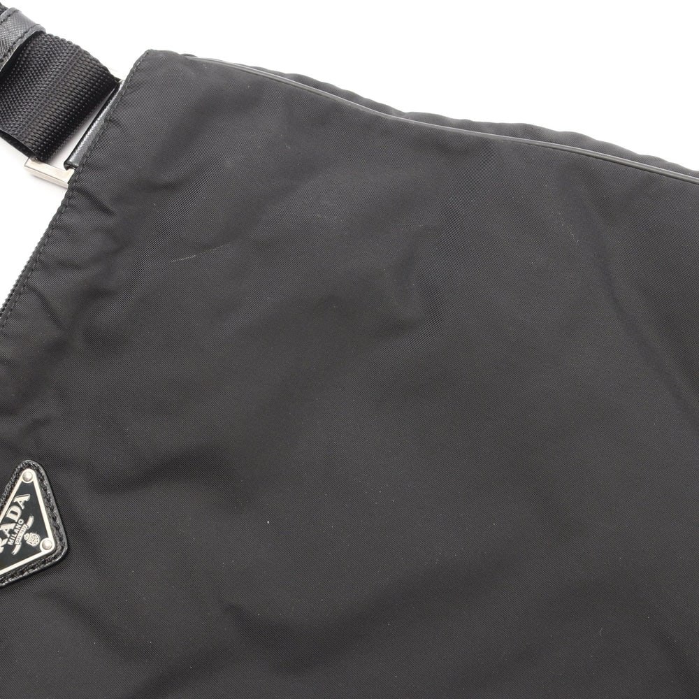 Prada Triangle Logo Shoulder Black - 8