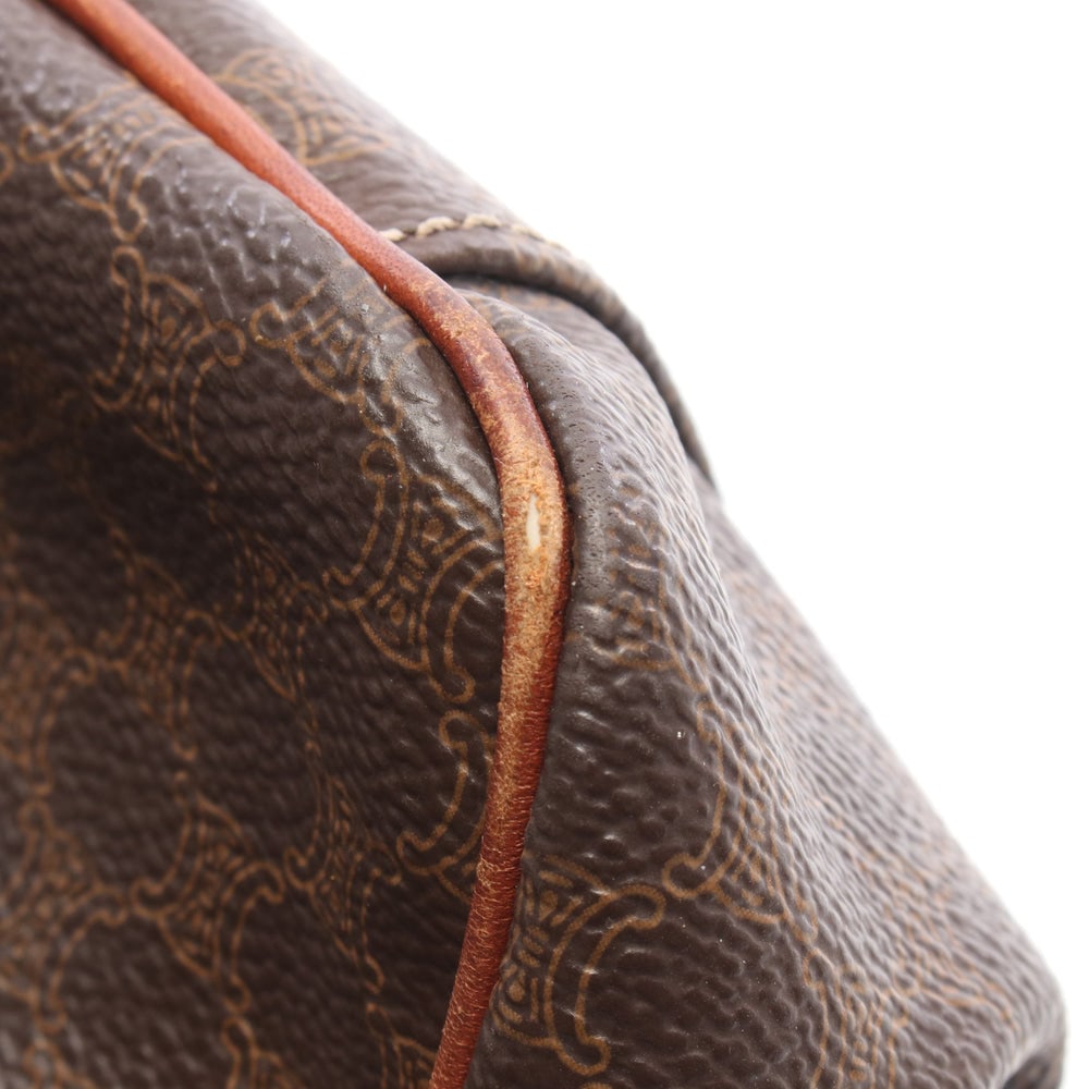 Celine Macadam Mini Tote Dark Brown - 12