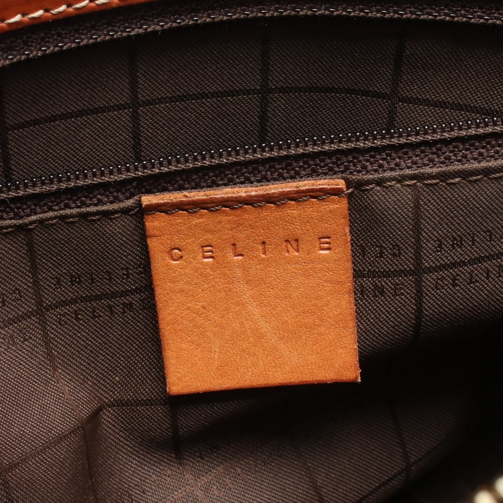 Celine Macadam Mini Tote Dark Brown - 4