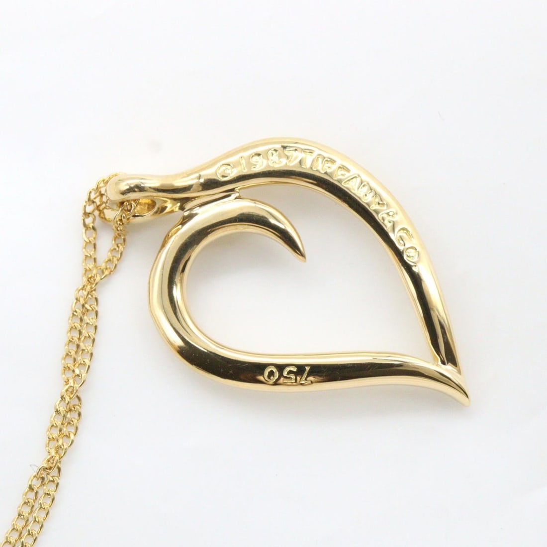 Tiffany Leaf Heart Necklace - 5