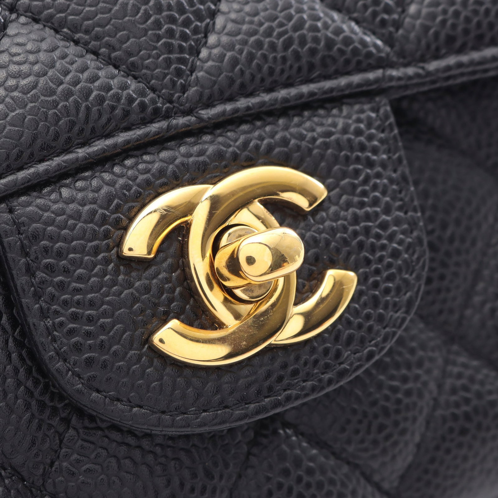 Chanel Double Flap Black Caviar - 10