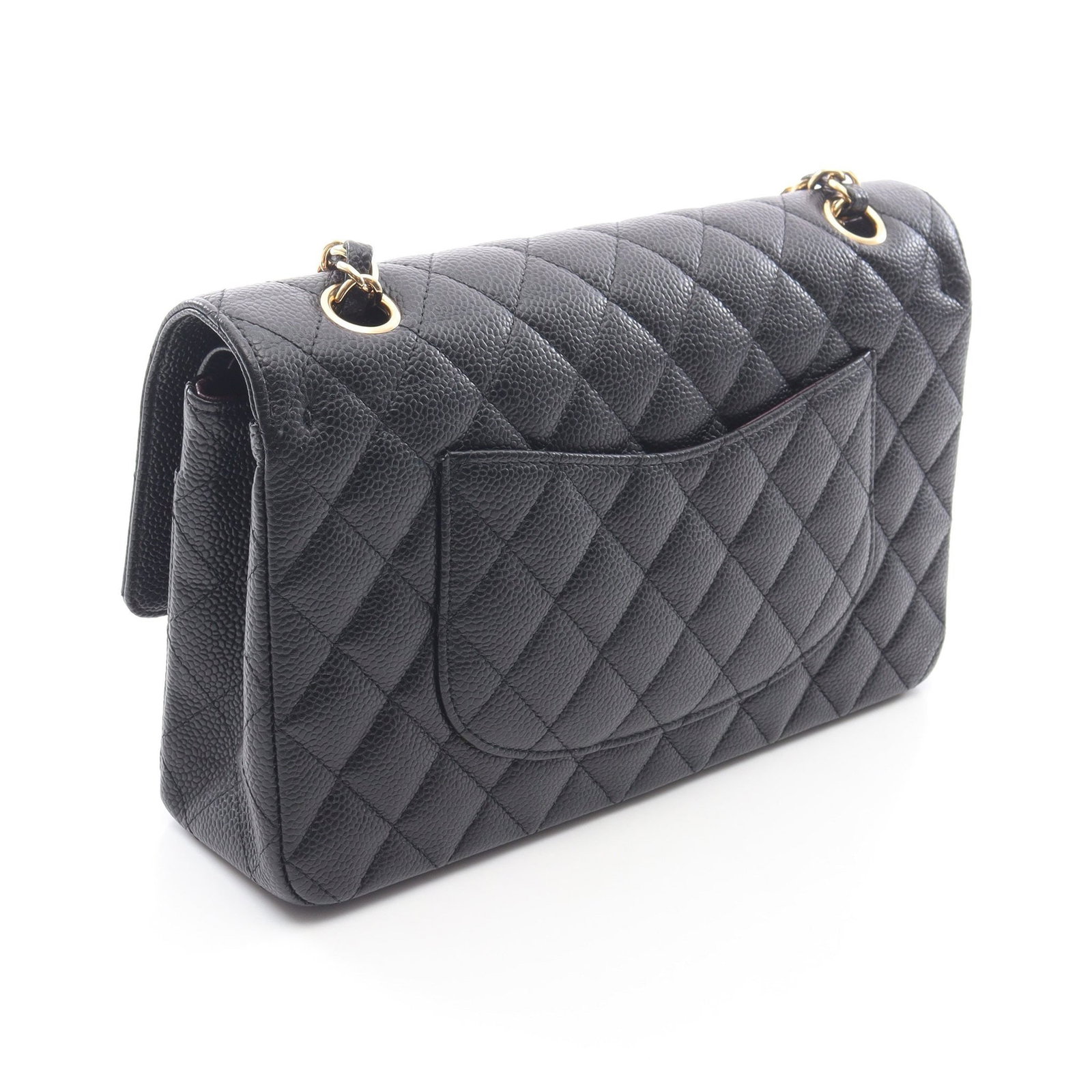 Chanel Double Flap Black Caviar - 2