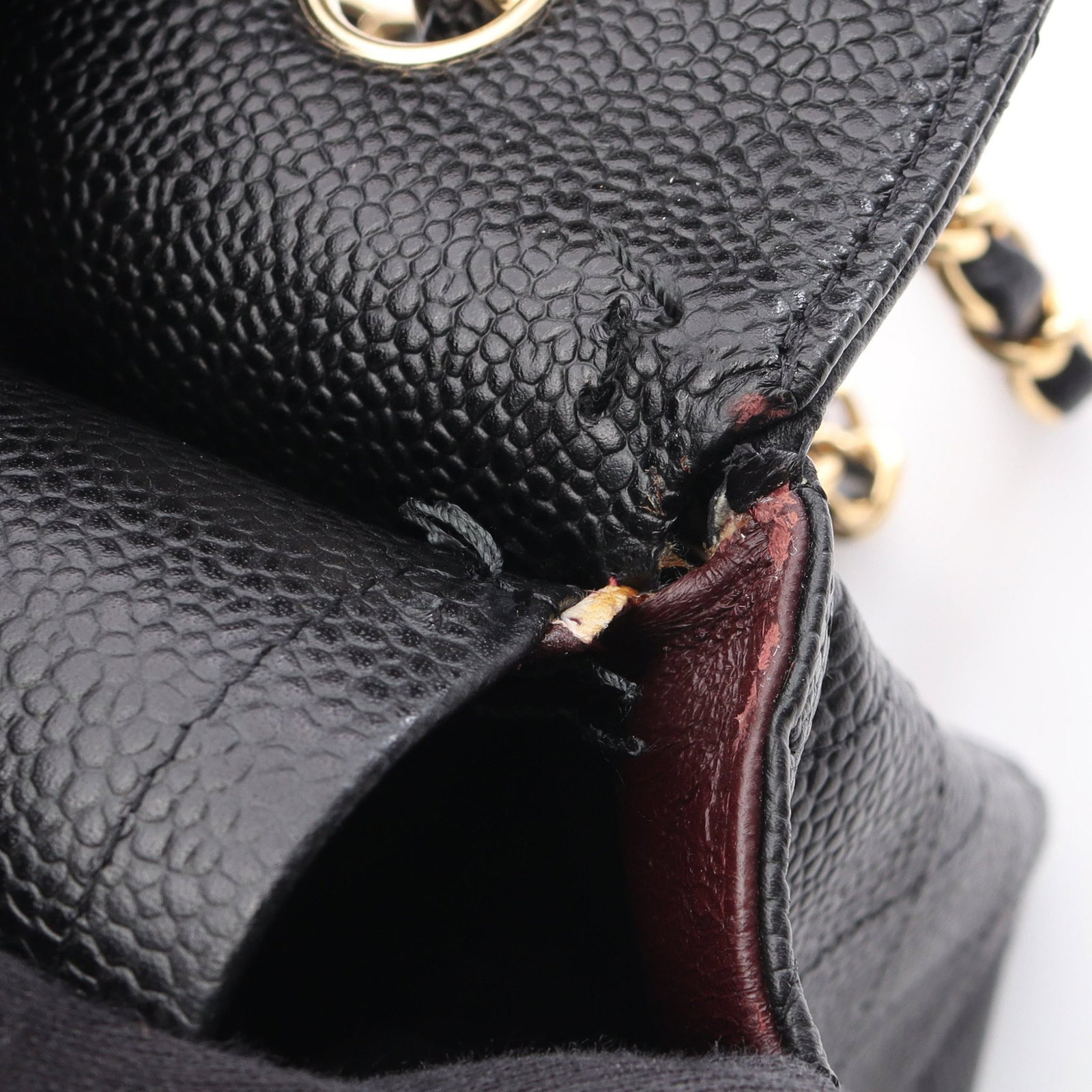 Chanel Double Flap Black Caviar - 6