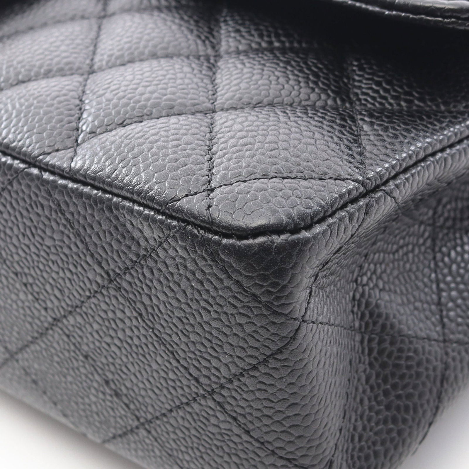 Chanel Double Flap Black Caviar - 9