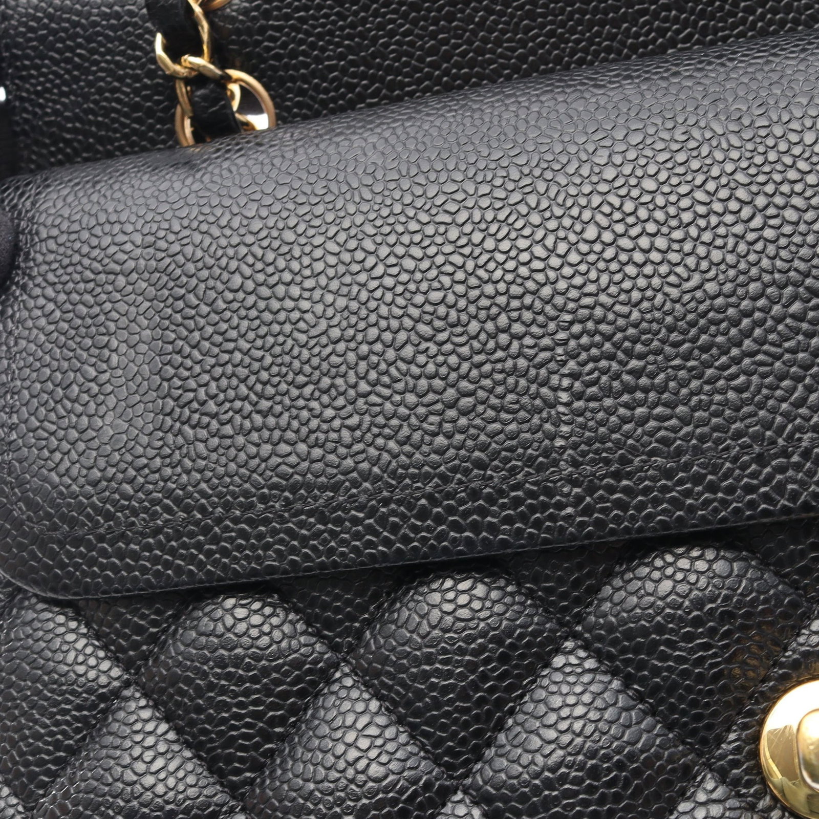 Chanel Double Flap Black Caviar - 10