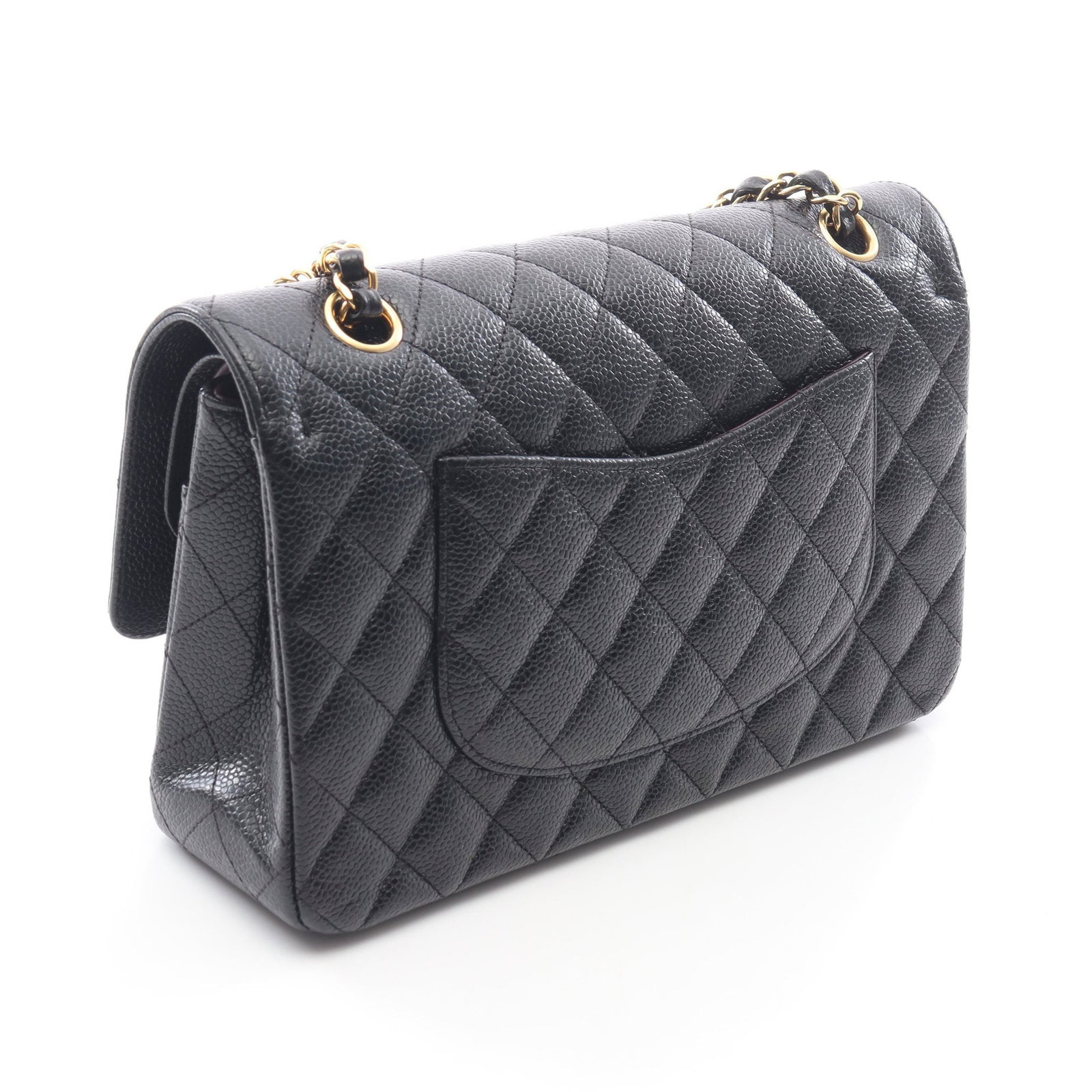 Chanel Double Flap Black Caviar - 2