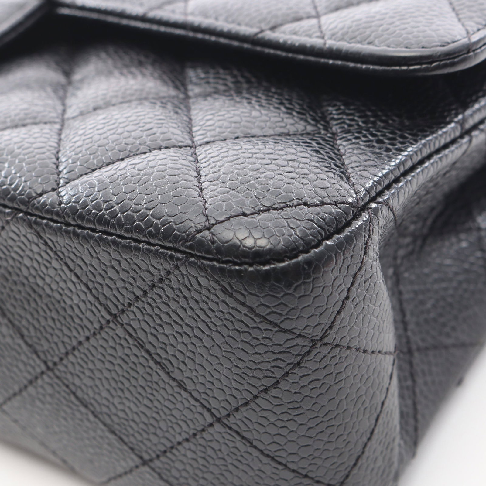 Chanel Double Flap Black Caviar - 7