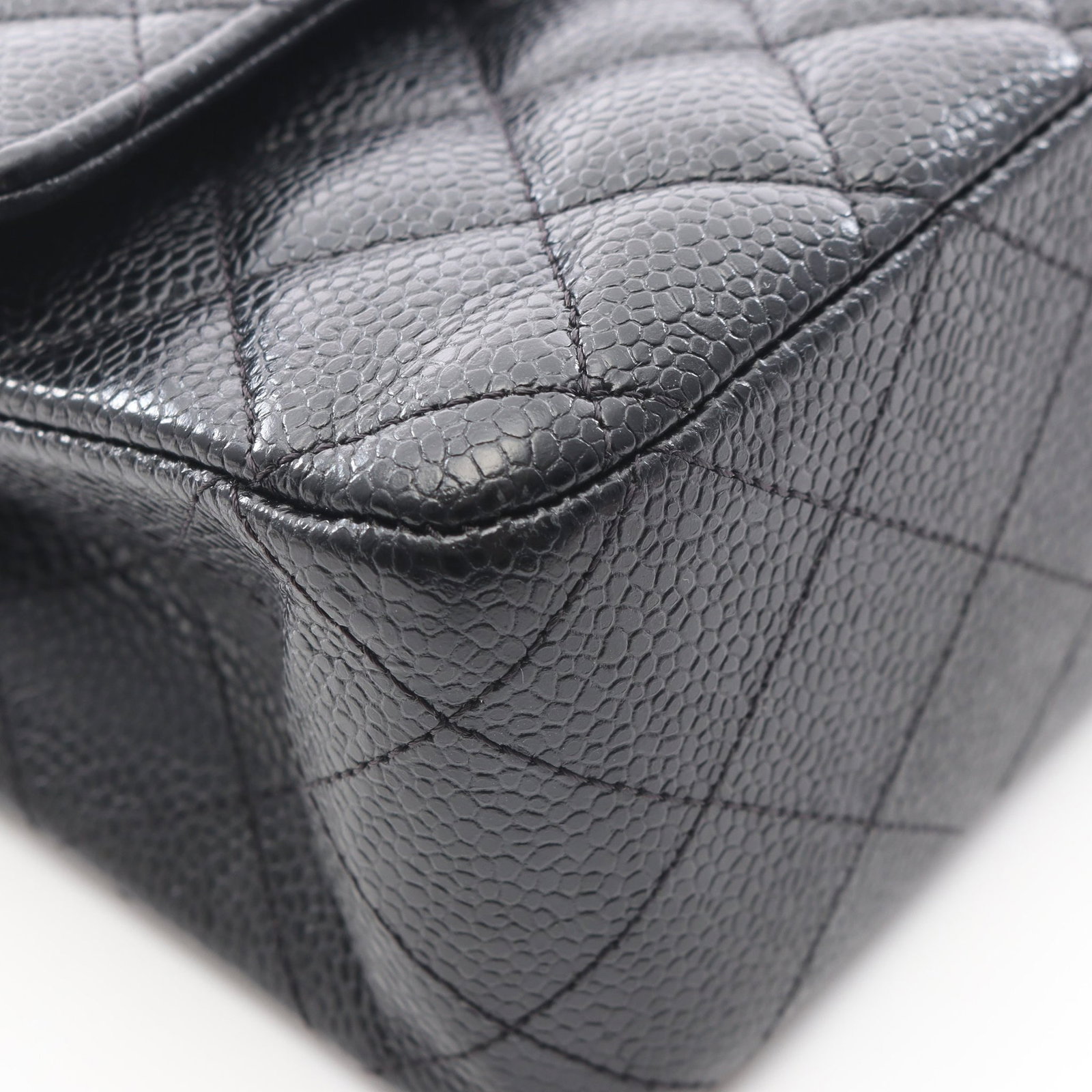 Chanel Double Flap Black Caviar - 8
