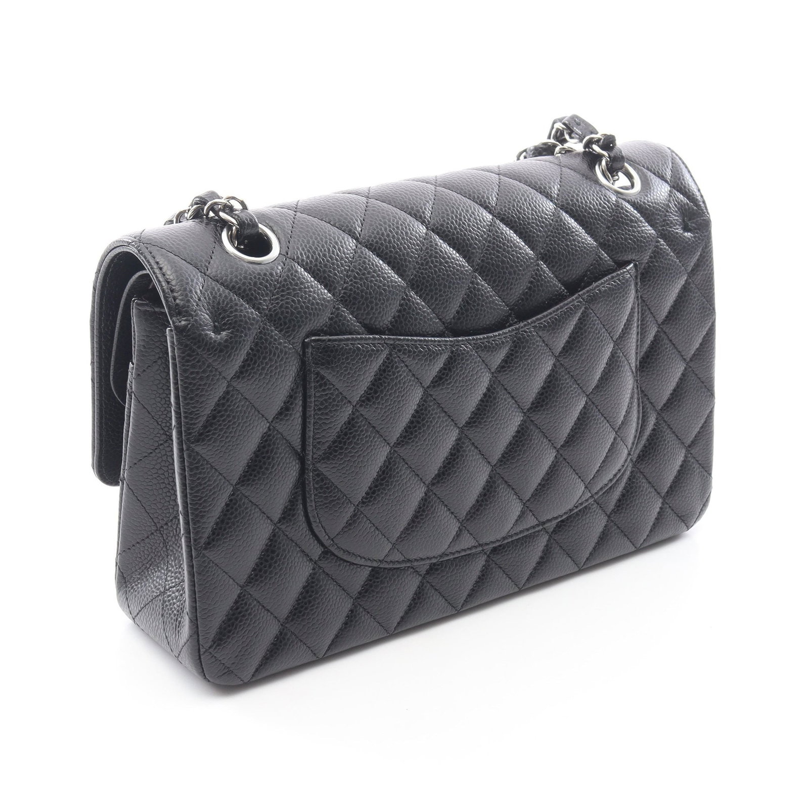 Chanel Double Flap Black Caviar - 2