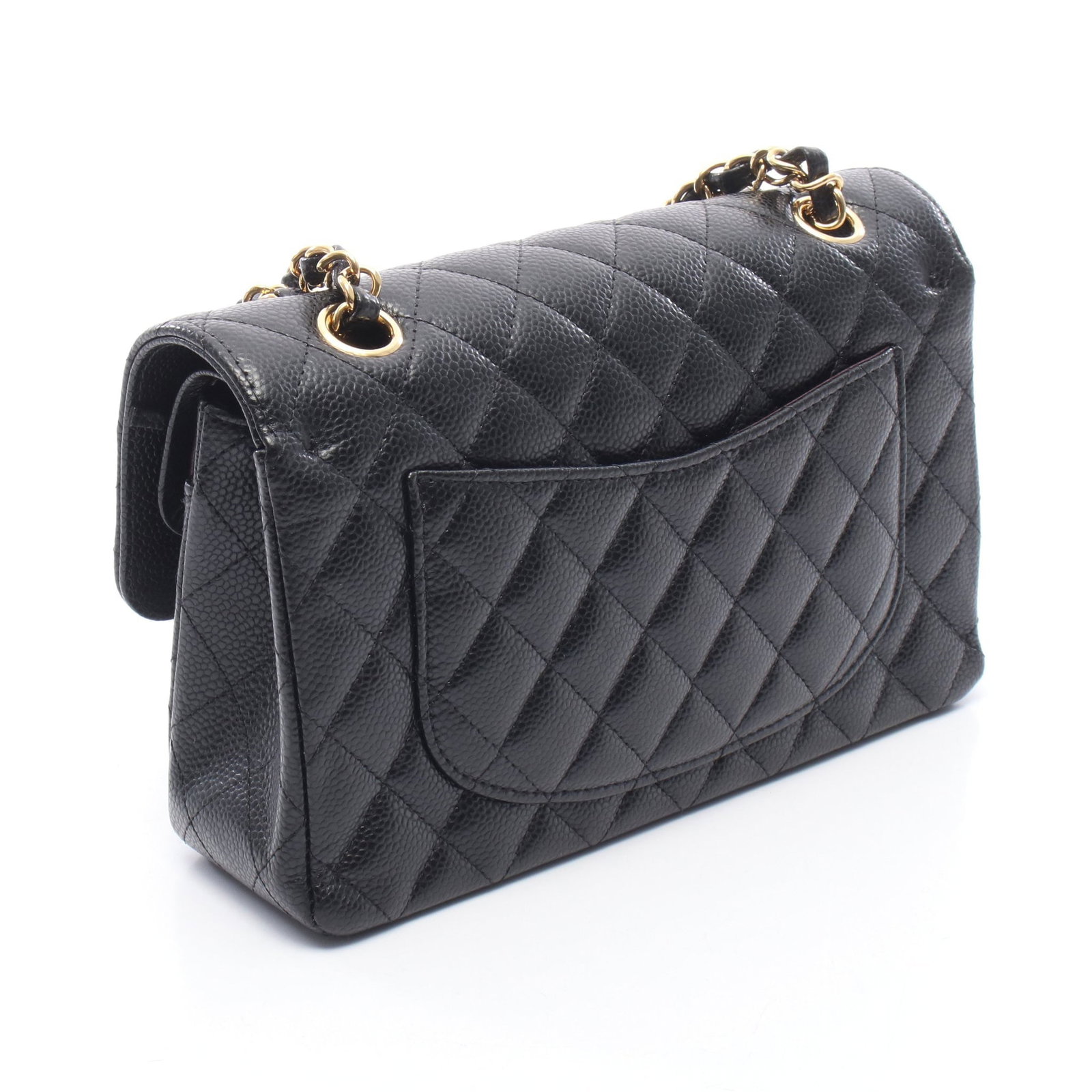 Chanel Double Flap Black Caviar - 2