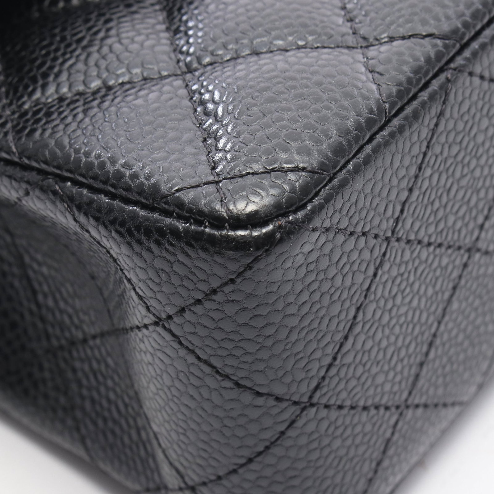 Chanel Double Flap Black Caviar - 7