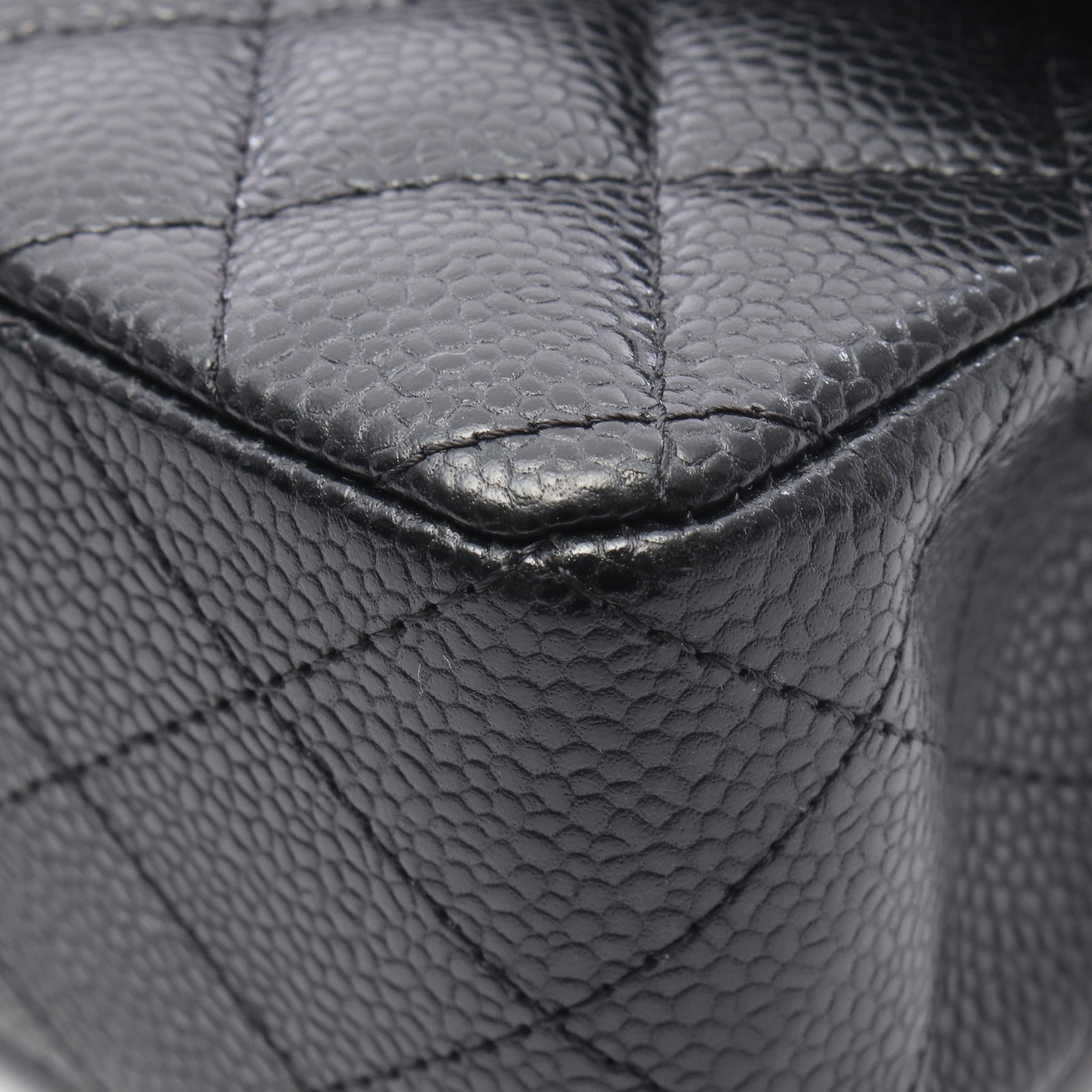 Chanel Double Flap Black Caviar - 8
