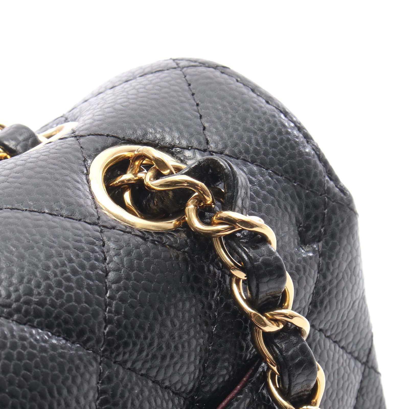 Chanel Double Flap Black Caviar - 9