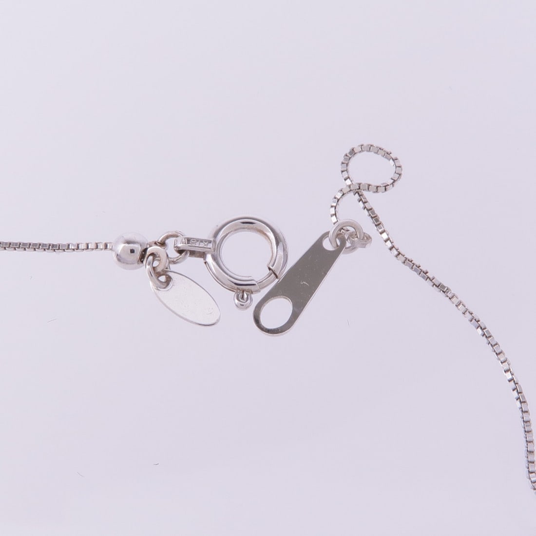 Ruby Diamond Necklace 18K White Gold - 5