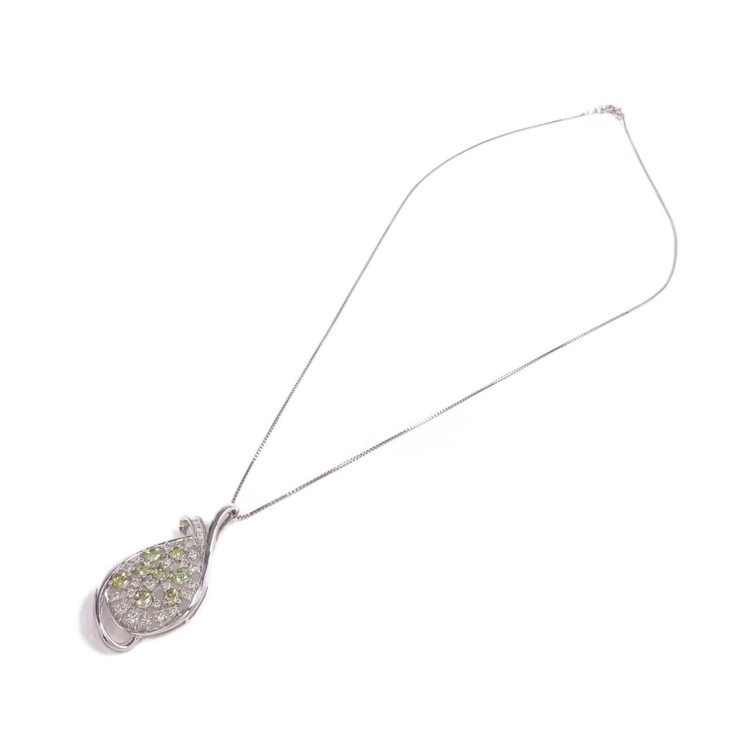Demantoid Garnet Diamond Platinum - 4