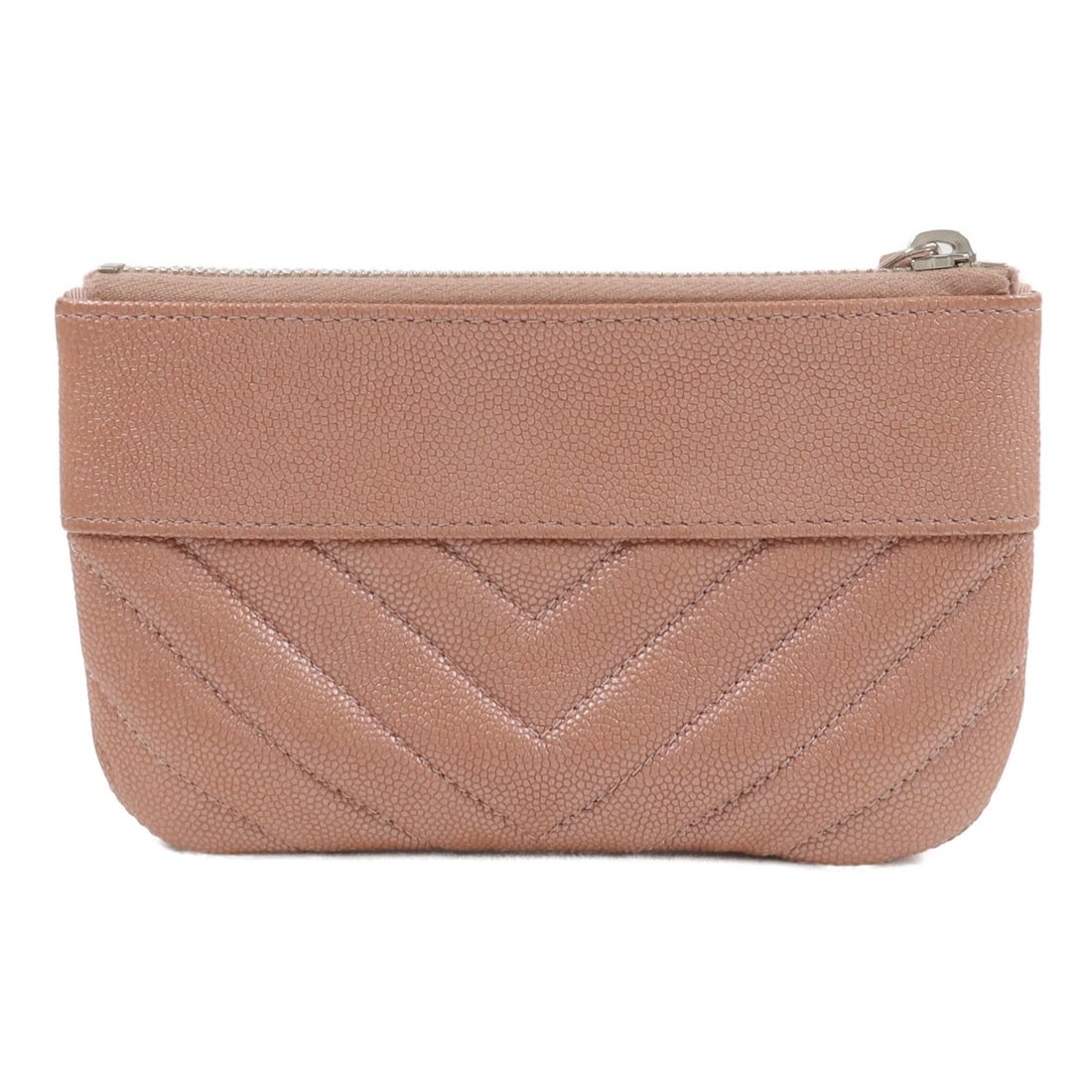 Chanel Zip Mini Pouch Dusty Pink - 3